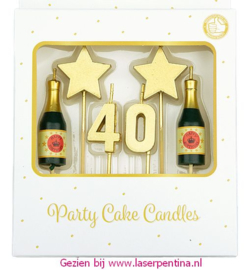 Party Cake  Kaarsjes '40'
