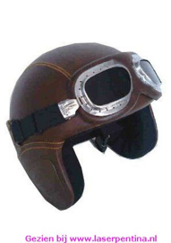 Helm Fun leatherlook