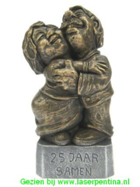 Beeldje ´25jaar samen´