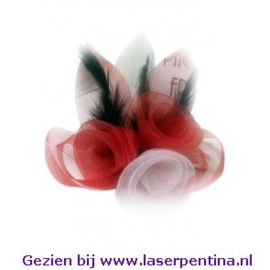 Broche Tule 3 Bloemen