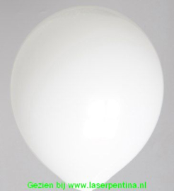 Effen Ballon 12" pastel wit