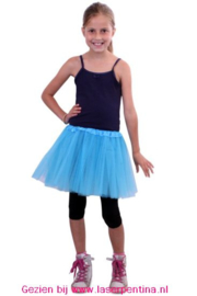 Tule rokje kids blauw 