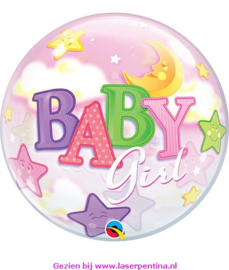 Folie Ballon Bubble "Baby  Girl"
