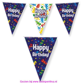 Vlaggenlijn - Happy Birthday -