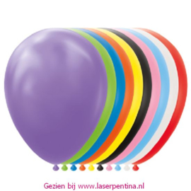 Effen Ballon 11"  kleur assorti