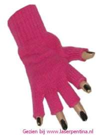 Vingerloze Handschoenen fuchsia