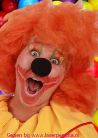Clown Schuimneus Micky  zwart