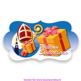 Feestbord 'Welkom Sinterklaas'