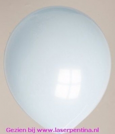 Effen Ballon 12" pastel licht blauw