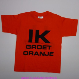 T- Shirt Ik groet Oranje – U ook?