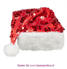 Kerstmuts Dangling rood