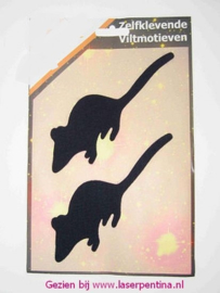 Stickers Vilt  Rat/Muis zelfklevend [2]