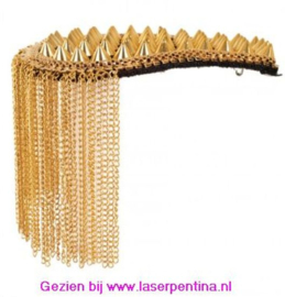 Epauletten met Spikes goud