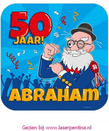 Huldeschild Abraham Cartoon