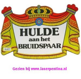 Kroonschild Hulde Bruidspaar