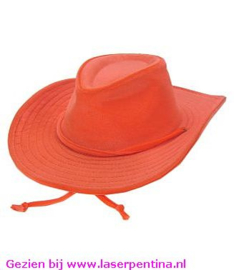 Cowboyhoed oranje