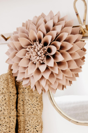 Wandbloem oudroze