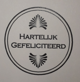 TEXTUHKS30408 HARTELIJK GEFELICITEERD