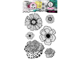 ABM-SI-STAMP405 MEXED FLORALS