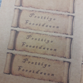 BOKR260013  PERKAMENT PRETTIGE FEESTDAGEN