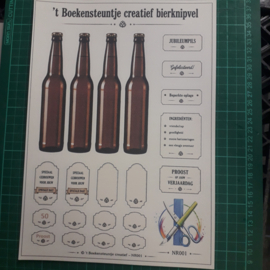 Boekensteuntje creatief bierknipvel NR001