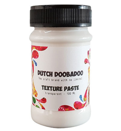 870000001-Dutch Doobadoo-Texture Paste-Transparant-100 ml
