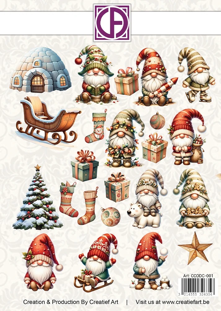 COZY GNOMES DIE CUTS