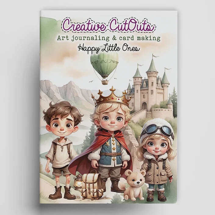 ART JOURNALING & CARD MAKING HAPPY LITTLE ONES CCOBOEK-001
