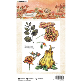 SL-AB-STAMP509 AUTUMN BOUQUETS