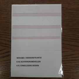 WEKABO/BOEKENSTEUNTJE A5 babyroze 011