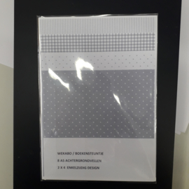 WEKABO/BOEKENSTEUNTJE A5 GRIJS 001