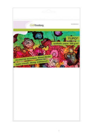 001286/3200-CraftEmotions Synthetisch papier - Yupo wit 10 vl A4 - FEB 200 gr