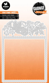 SL-GR-CD532 LEAVES CARD SHAPE