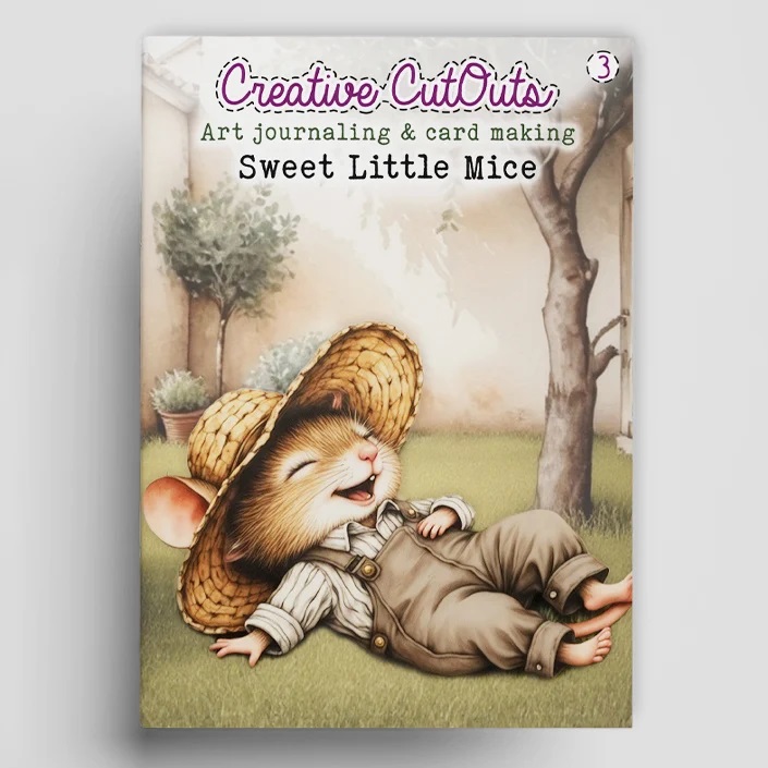 ART JOURNALING & CARD MAKING SWEET LITTLE MICE CC0BOEK-003