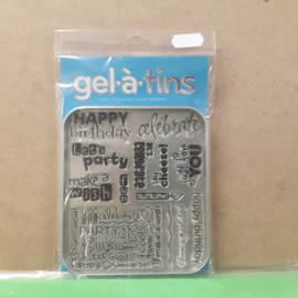 GEL-Á-TINS 255 HAPPY BIRTHDAY