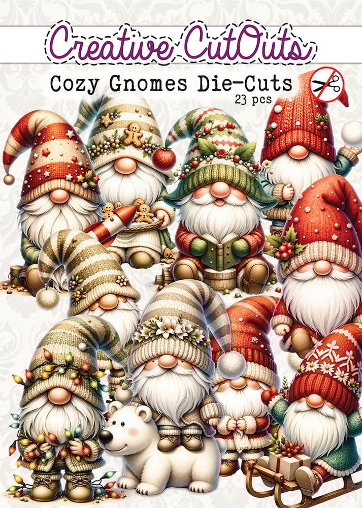 COZY GNOMES DIE CUTS
