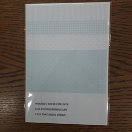 WEKABO/BOEKENSTEUNTJE A5 babyblauw 010