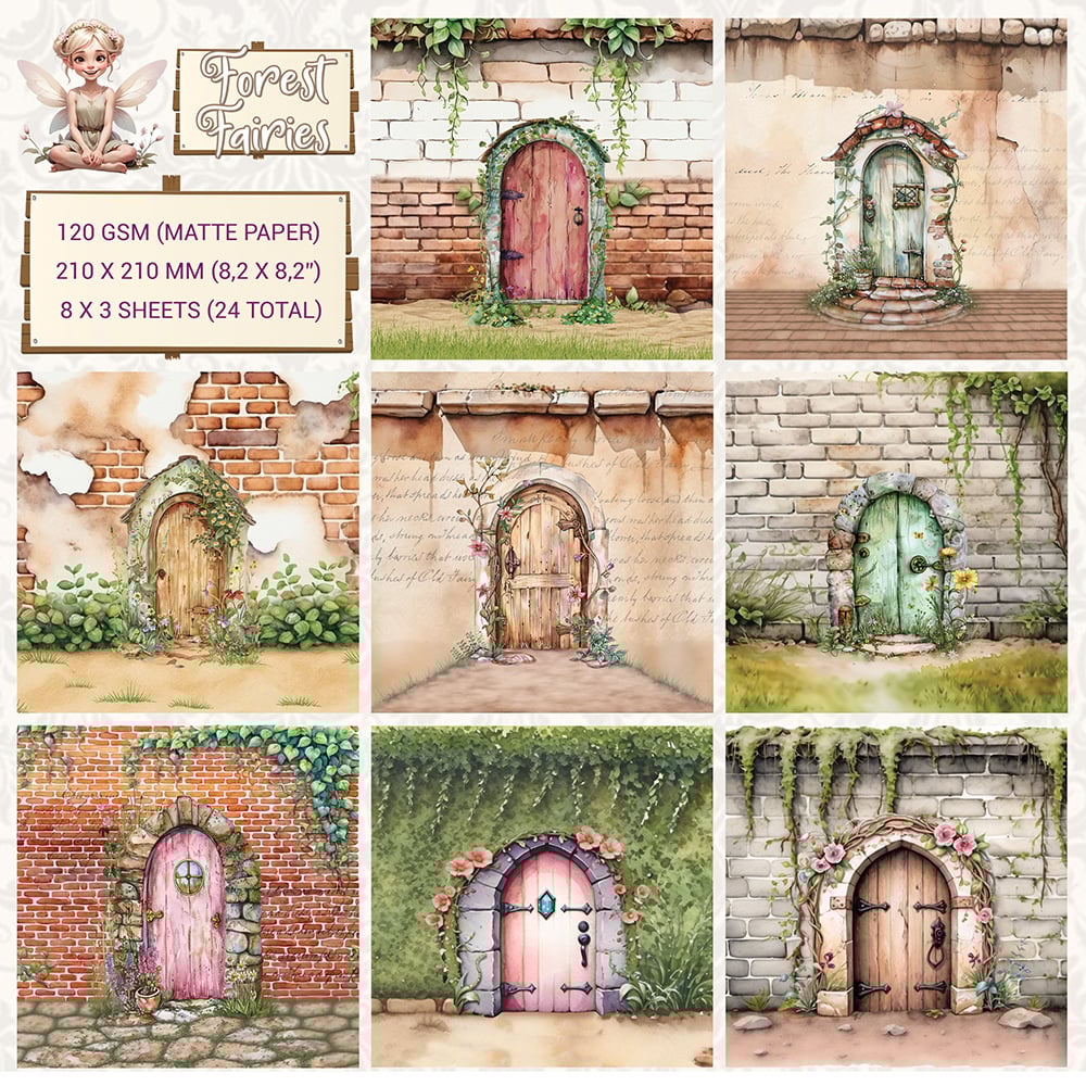 FOREST FAIRIES CCOA-FAIRY-01 DEUR BLOK