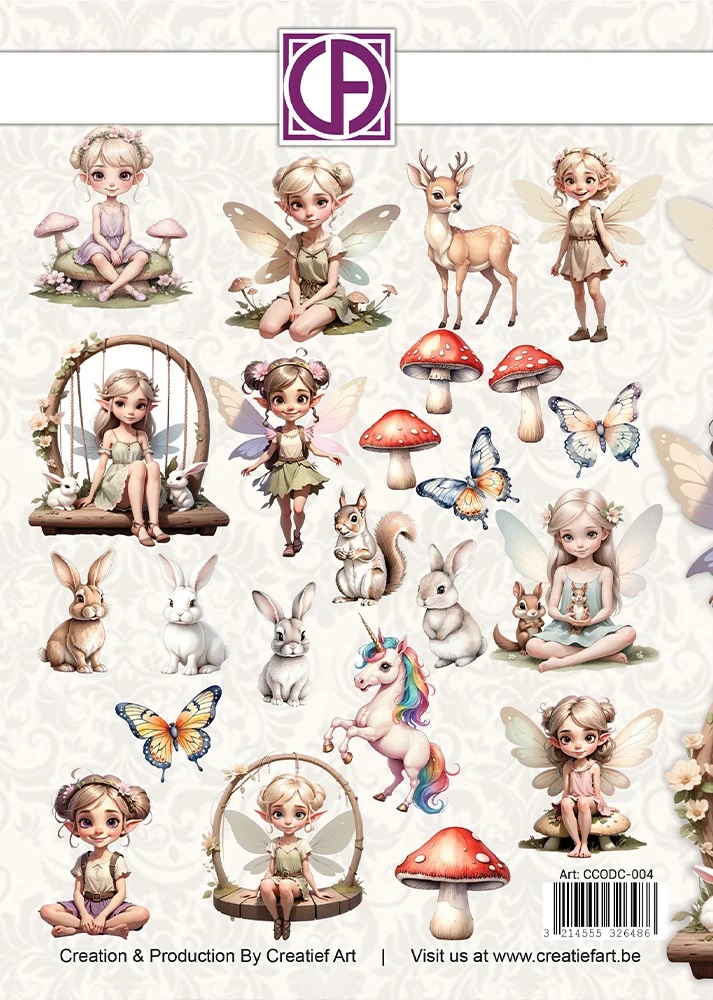FOREST FAIRIES CCODC-004 CREATIVE CUTOUTS STANSJES