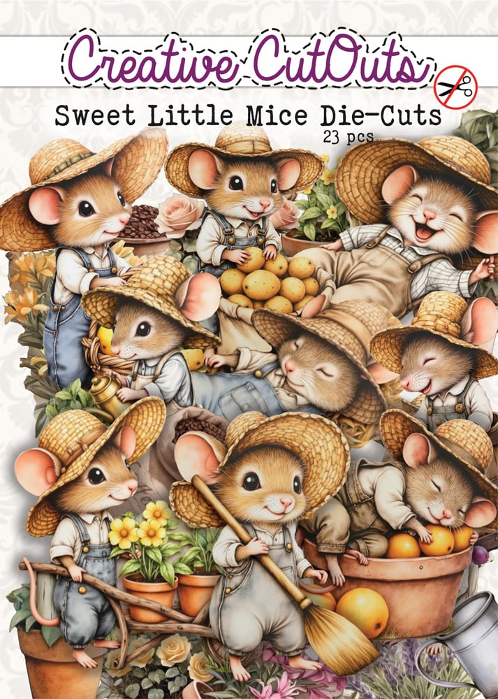 SWEET LITTLE MICE DIE CUTS CCODC-002