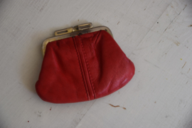 Vintage rode portemonnee