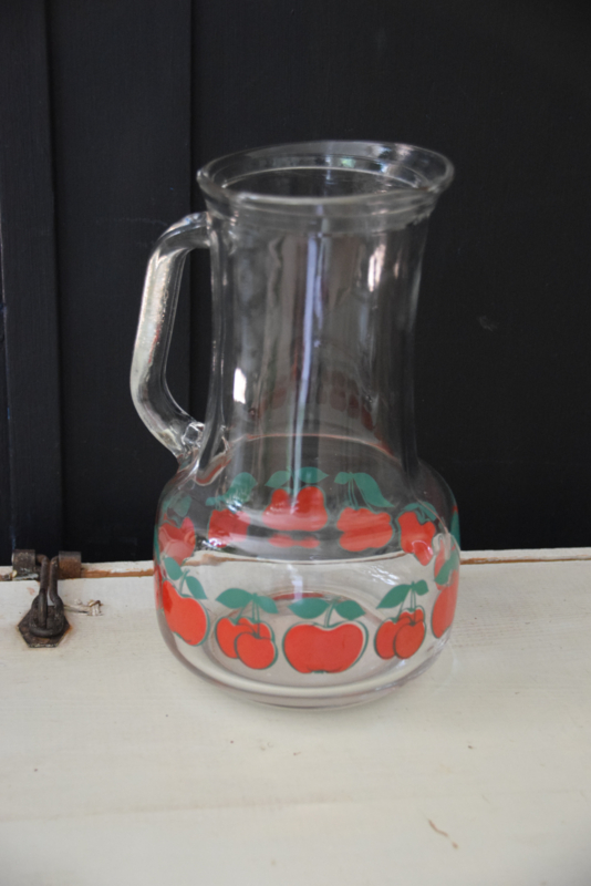 Vlot welzijn schoonmaken Vintage glazen sapkan | Glaswerk | Onder de appelboom brocante en theetuin