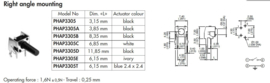 Apem switch  PHAP3305B