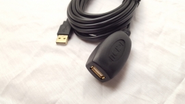 USB kabel Male A - Female A repeater 5M