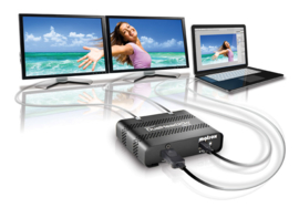 Matrox DualHead2Go (VGA naar 2x DVI)