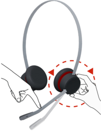 Avaya L149 Headset - Hoofdband  Zwart - Quick Connect kabel