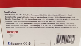 Tornado 301 Bluetooth headset