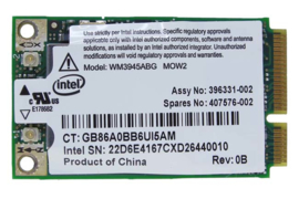 Intel® PRO / Wireless WM3945ABG MOW2 mini pci/e wifi