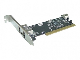 firewirekaart ST Lab F-200 PCI 1394a 3+1 PORTS 