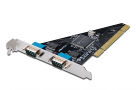 COM poort, subd9 Digitus 2 Port Serial PCI Kaart